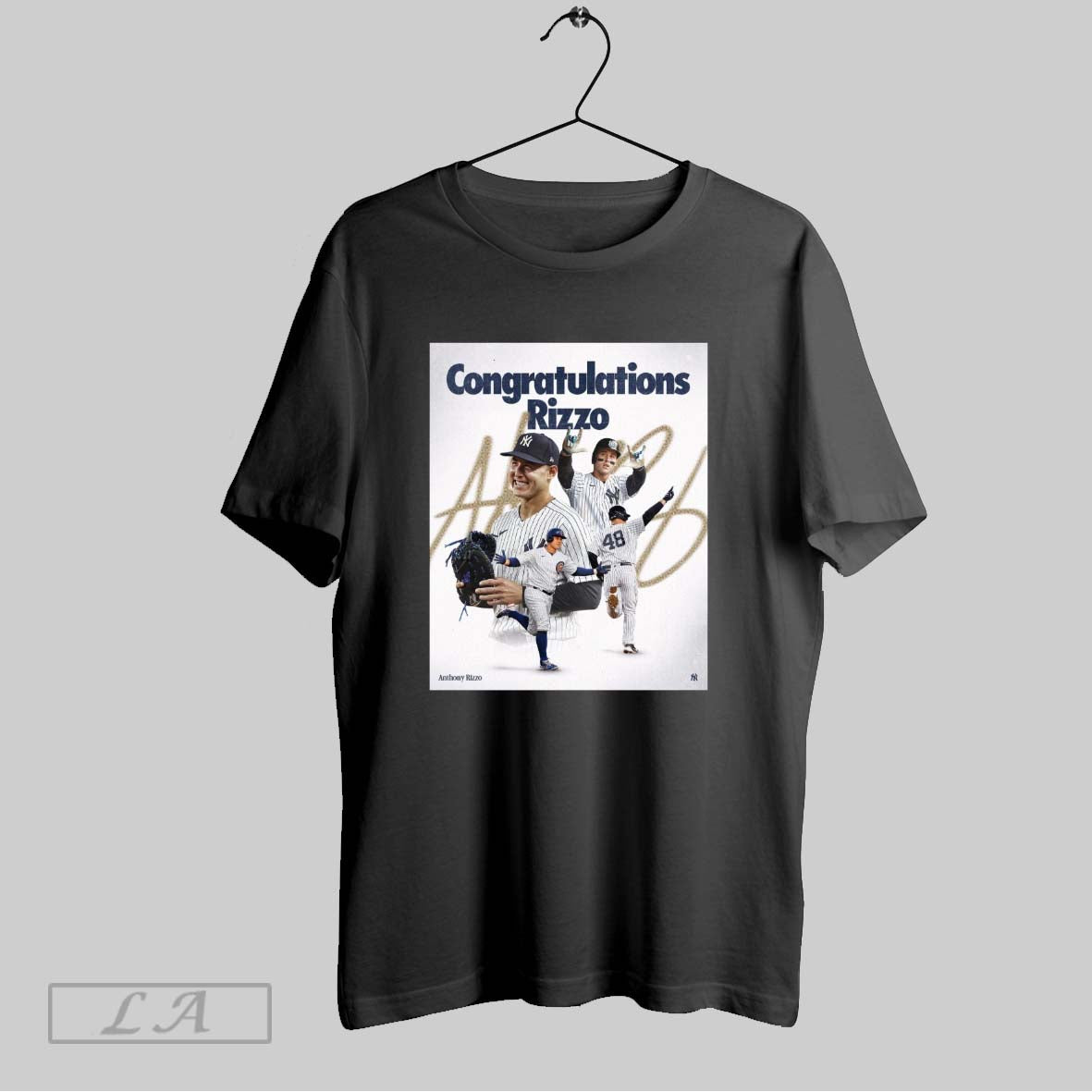 Original Congratulations Rizzo Retirement New York Yankees Anthony Rizzo Signature Poster