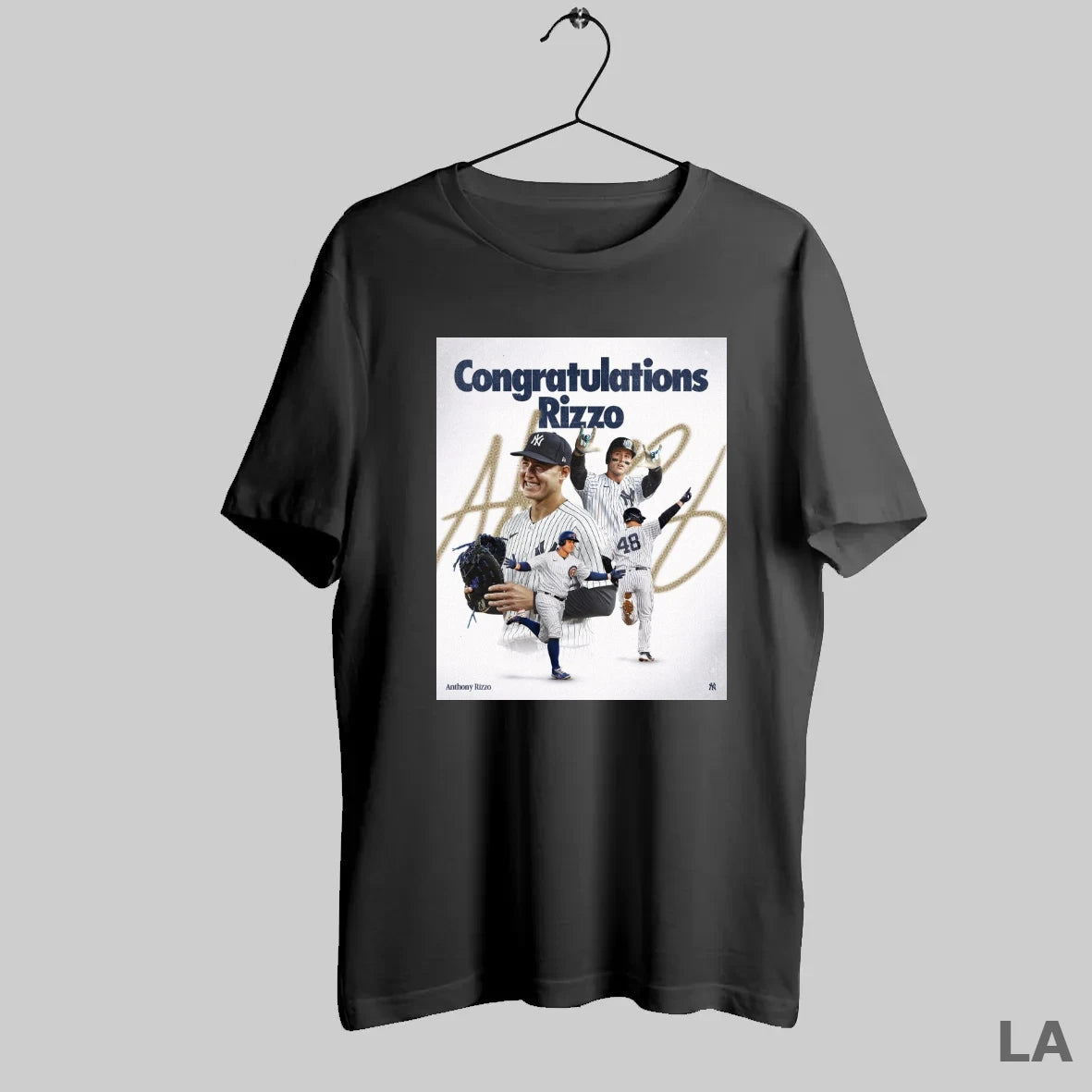 Original Congratulations Rizzo Retirement New York Yankees Anthony Rizzo Signature