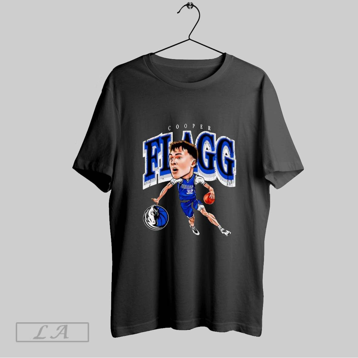Original Cooper Flagg Dallas Mavericks Cartoon Vintage T Shirt