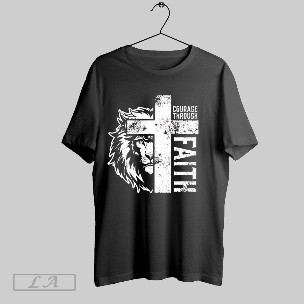 Original Courage Through Faith Lion