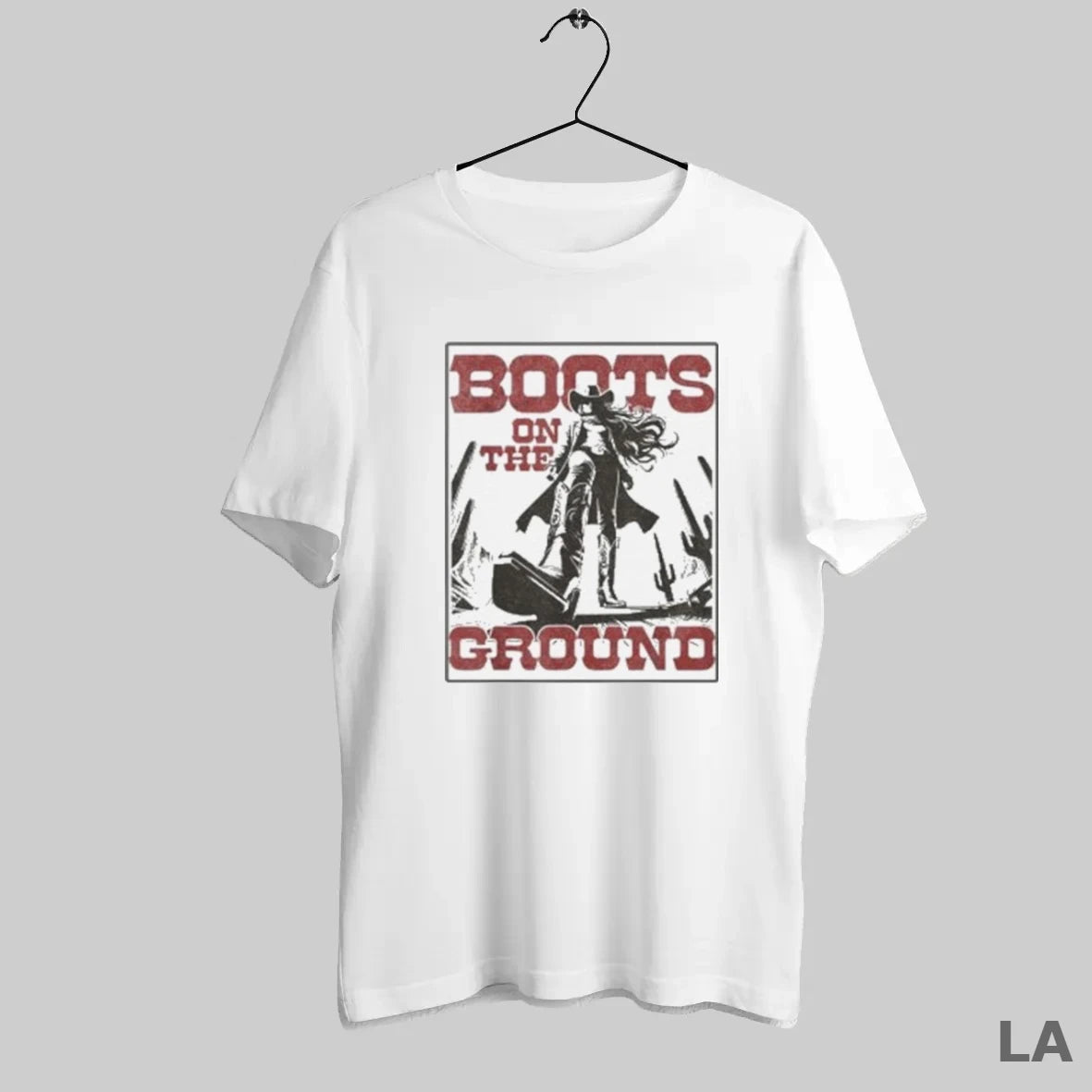 Original Cowgirl Boots On The Ground Vintage Western