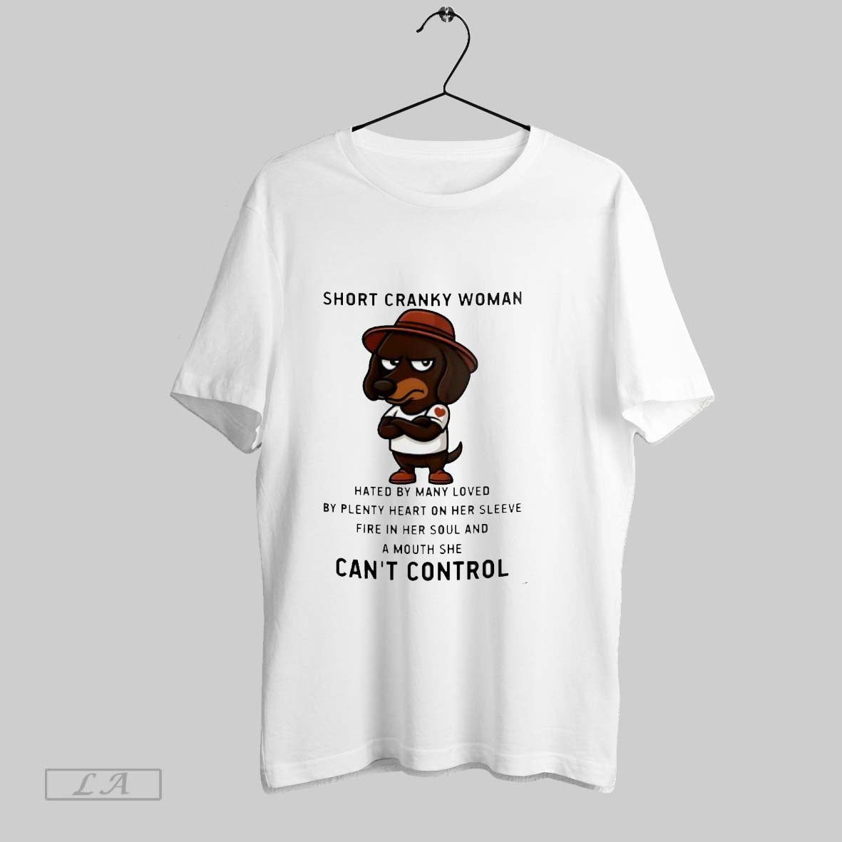 Original Dachshund Short Cranky Woman A Mouth She Cant Control