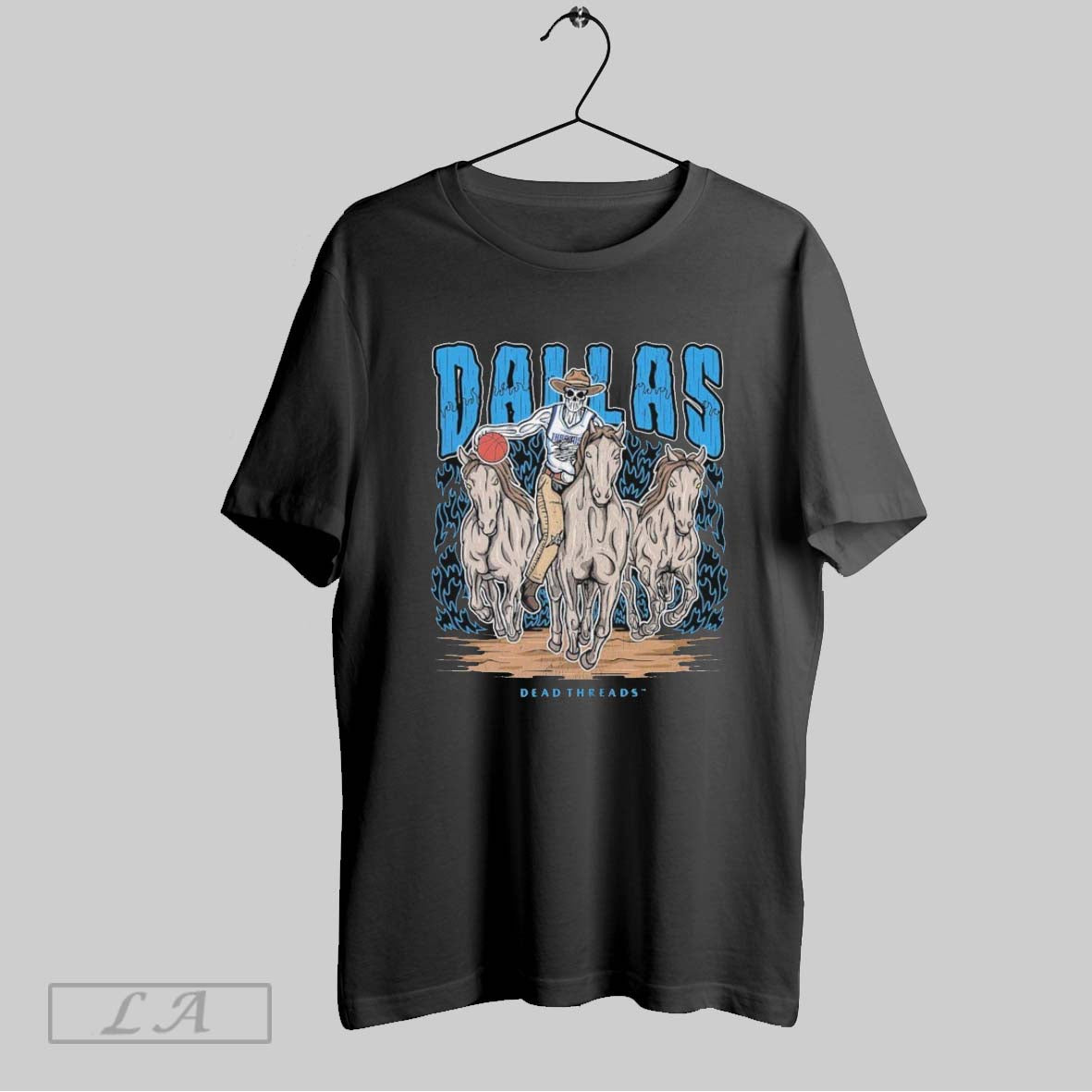 Original Dallas Mavericks Dead Threads Skeleton