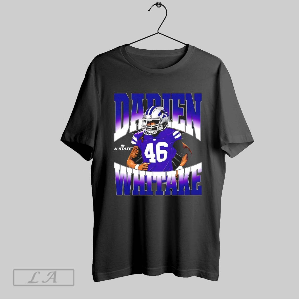Original Darien Whitaker 46 Kansas State Wildcats Football Vintage