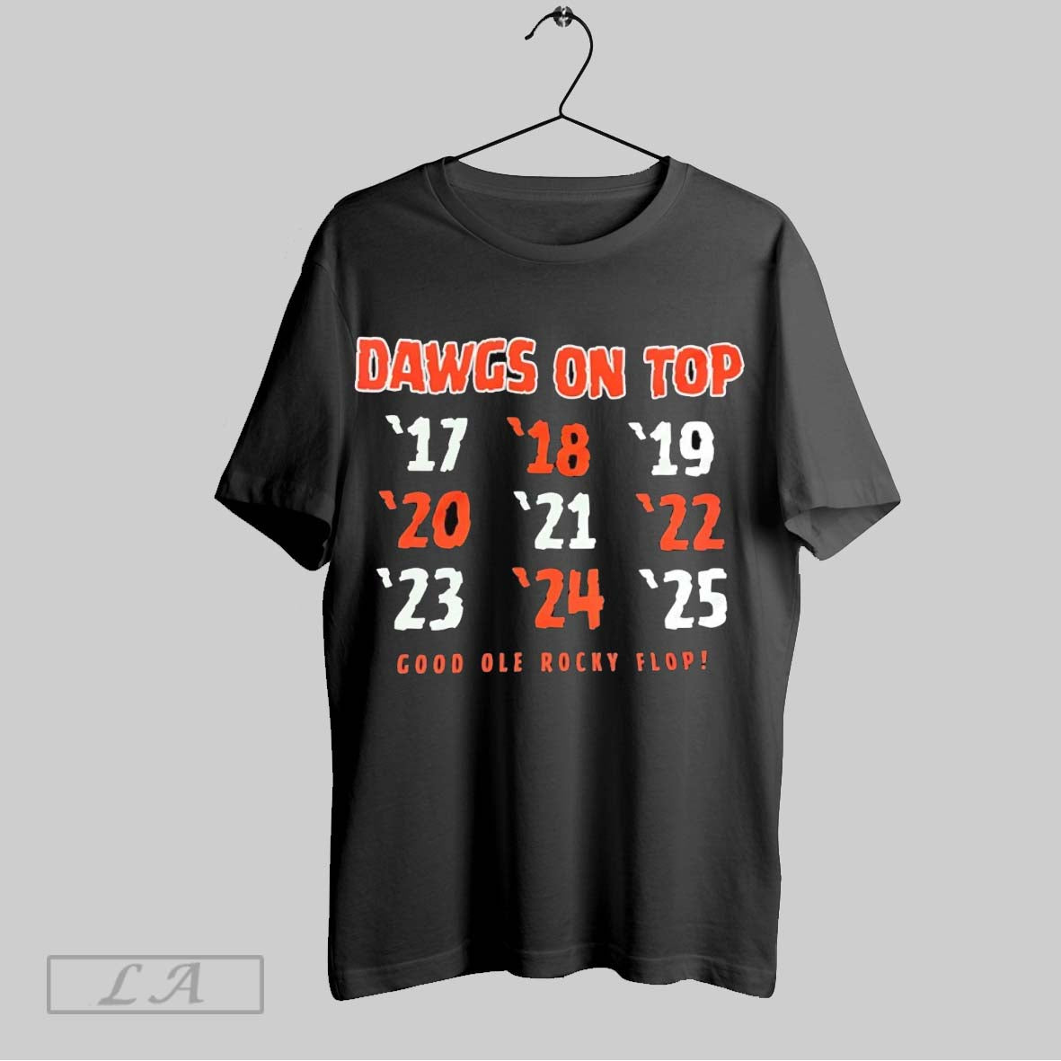 Original Dawgs On Top Good Ole Rocky Flop Georgia Bulldog Vs Tennessee Volunteers