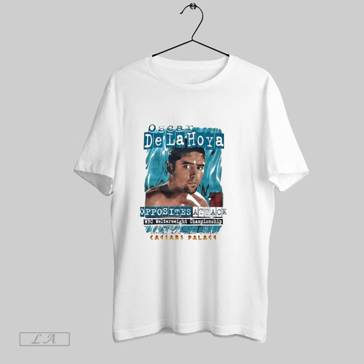 Original De La Hoya Oscar Hector Camacho Souvenir Opposites Attack
