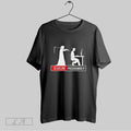 Original Deadline Programmer Grim Reaper Standing Behind Coder At Desk