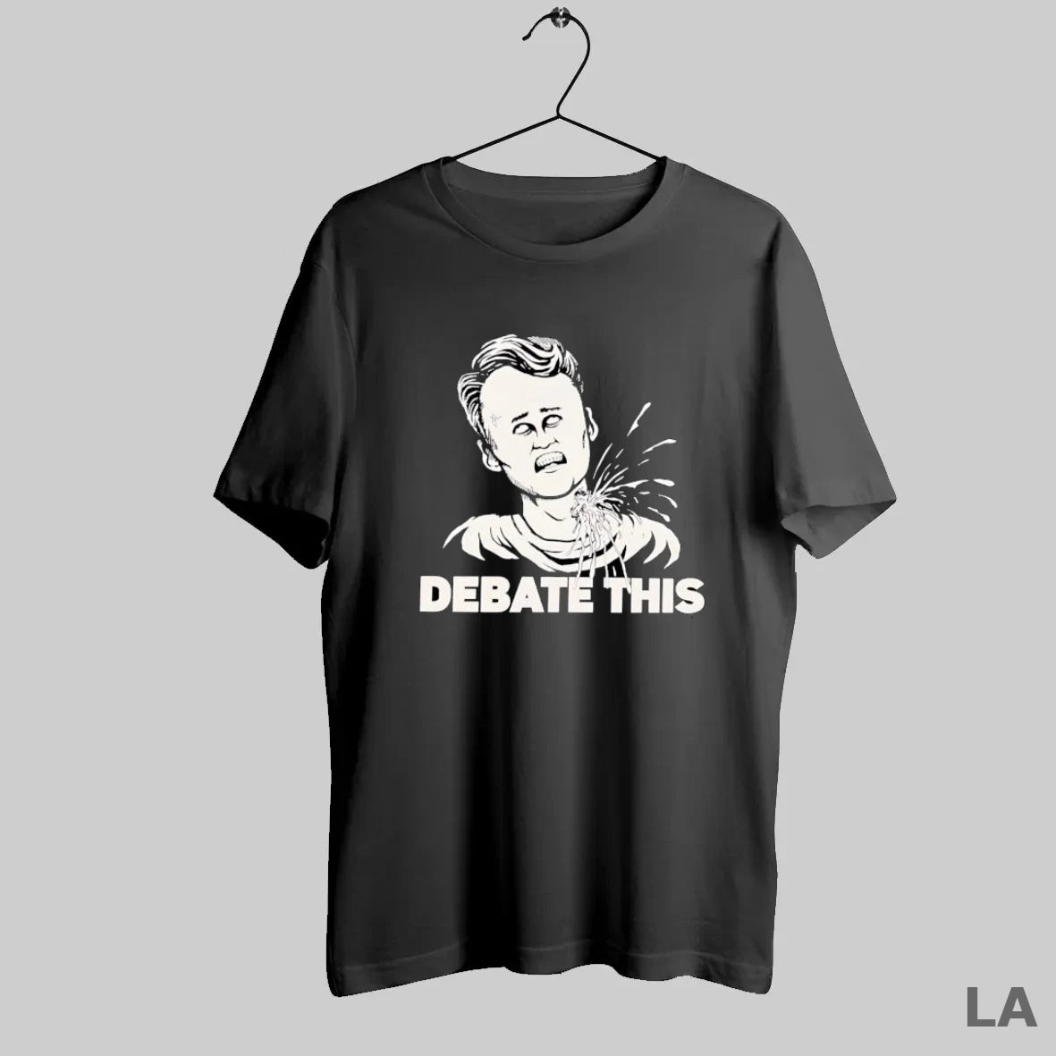 Original Debate This Black And White Face Graphic