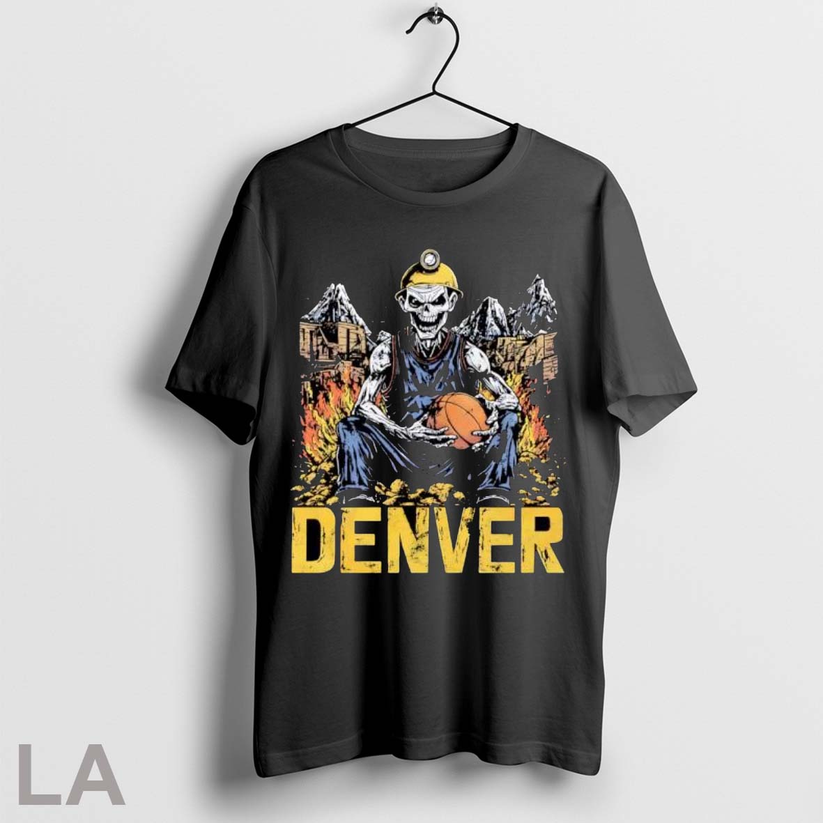 Original Denver Basketball American Team Sports Retro T Shirt