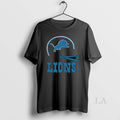 Original Detroit Lions Big Helmet Long Sleve