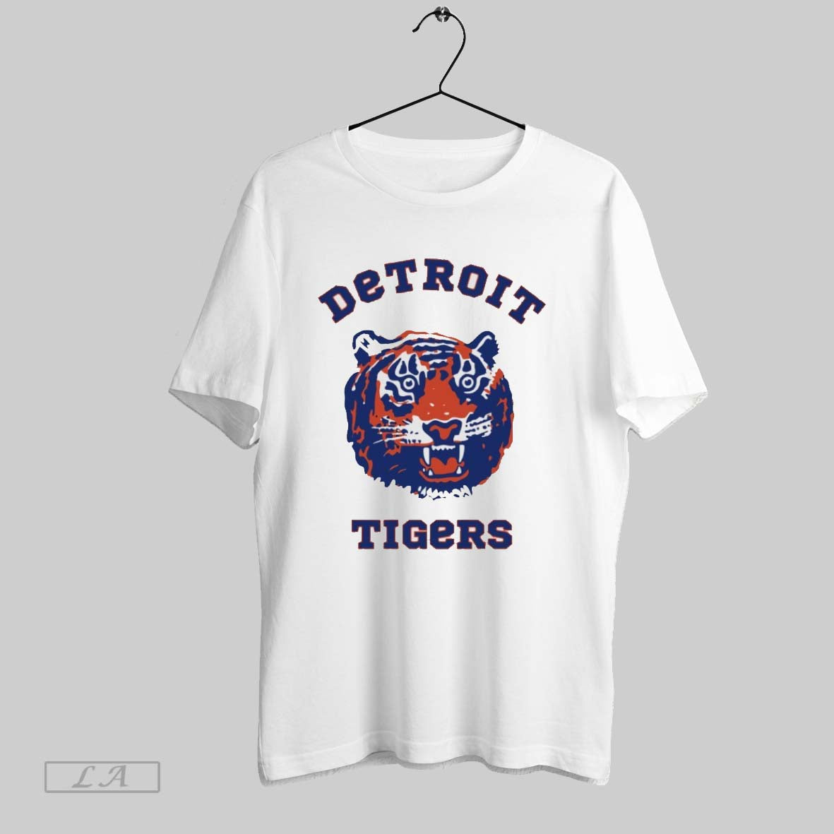 Original Detroit Tigers Face Parody Logo
