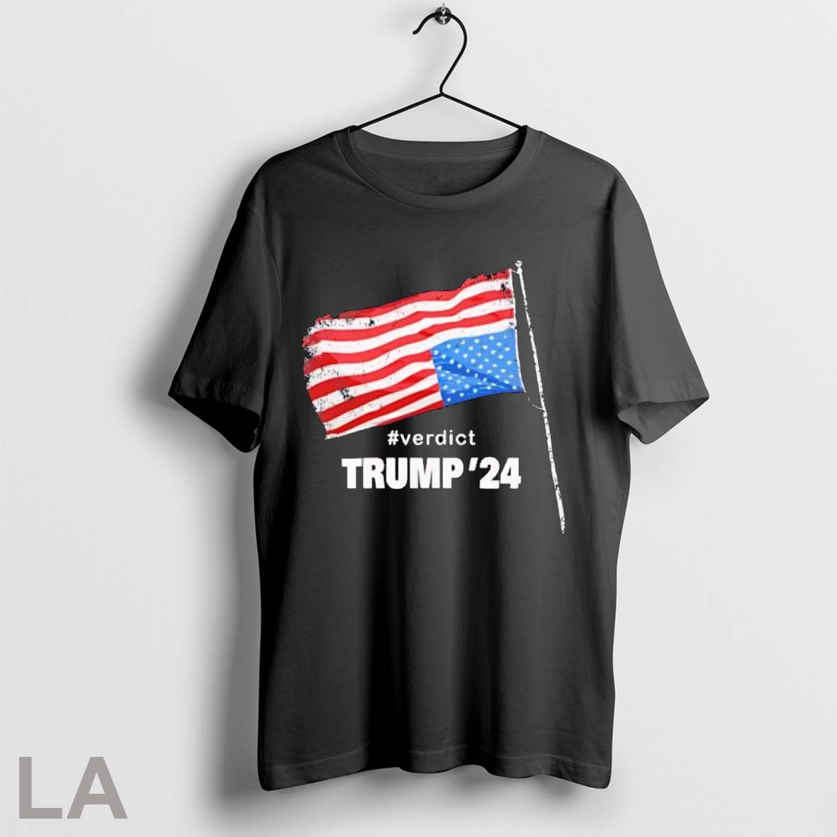 Original Distressed American Flag Trump 24 Verdict Political