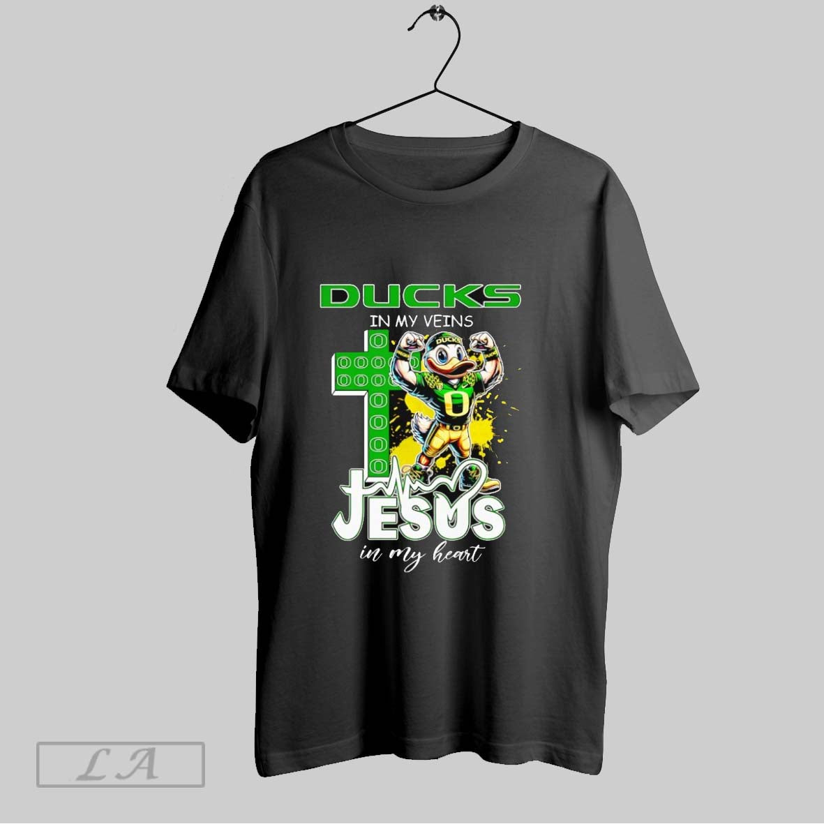 Original Ducks In My Veins Jesus In My Heart Mascot