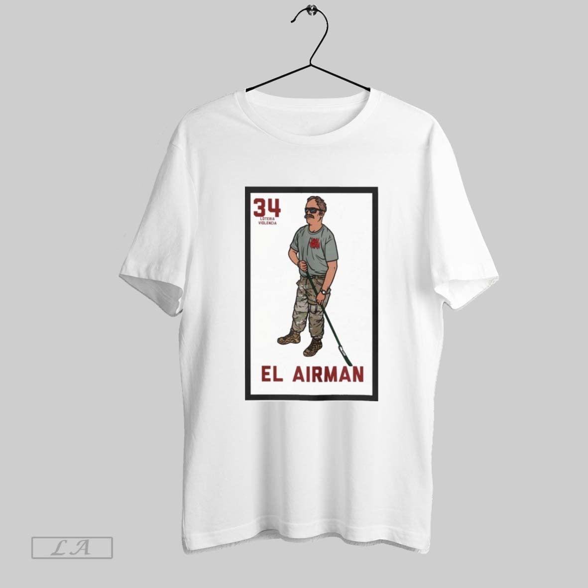 Original El Airman 34 Loteria Violencia