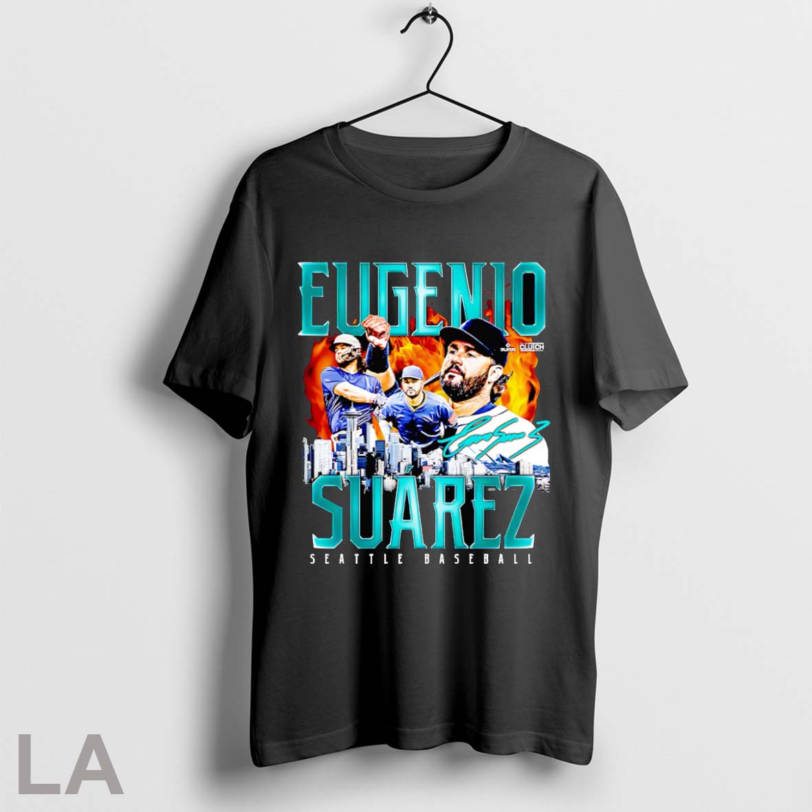 Original Eugenio Suarez Seattle Baseball Retro T Shirt