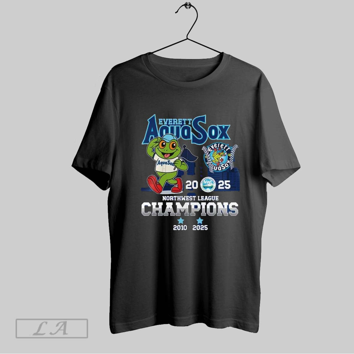 Original Everett Aquasox 2025 Northwest League Champions 2x