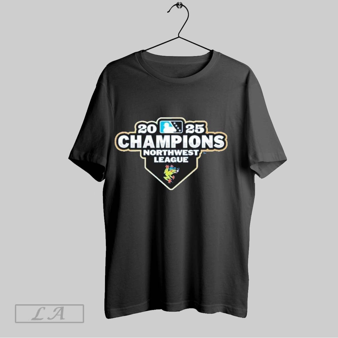 Original Everett Aquasox 2025 Northwest League Champions Logo