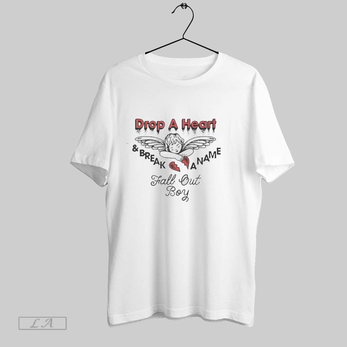 Original Fall Out Boy Official Tee Drop A Heart