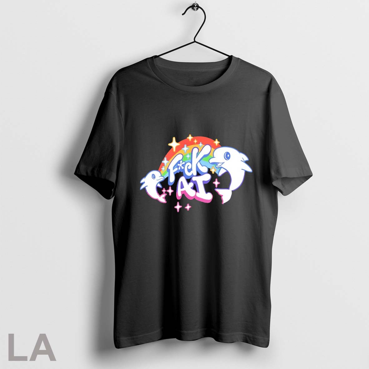 Original Fck Ai Dolphin Rainbow