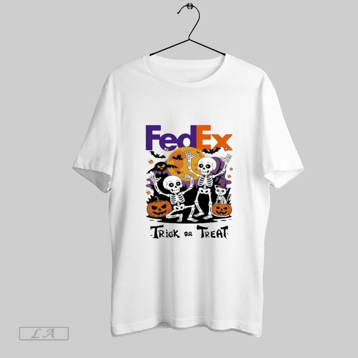 Original Fedex Logo X Spooky Halloween Trick Or Trea