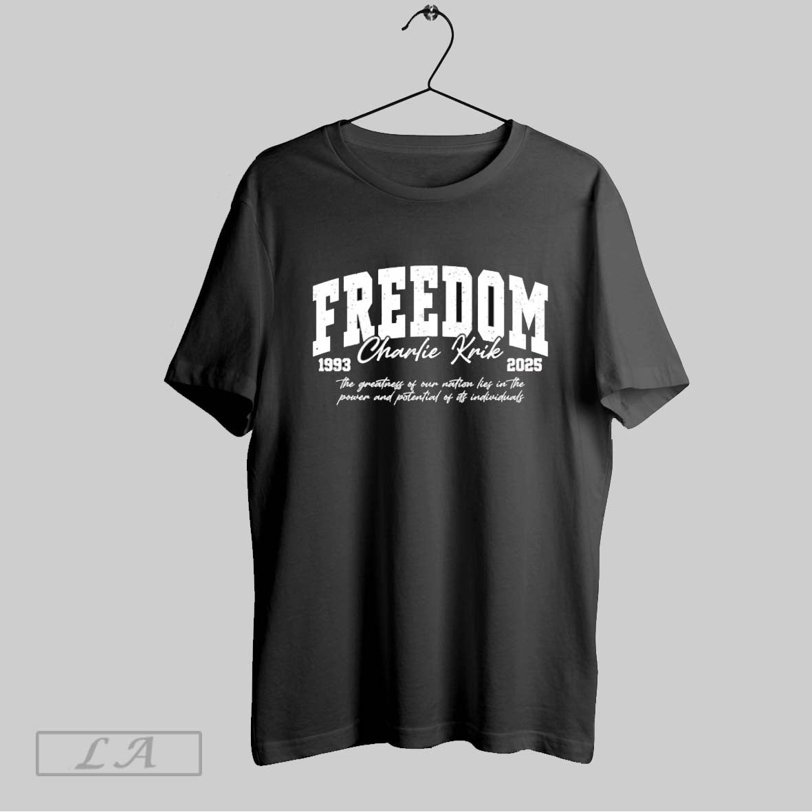 Original Freedom Charlie Kirk Rest In Peace A True American Patriot 1993 2025