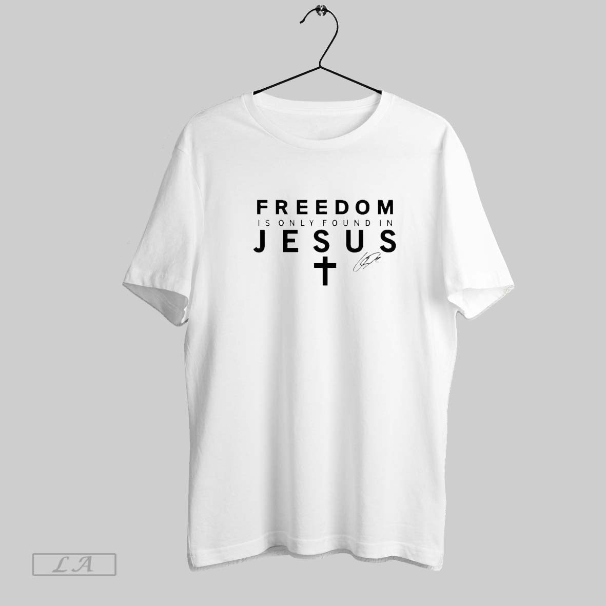 Original Freedom Is Only Found In Jesus Christ King Christian Charlie Kirk Signature