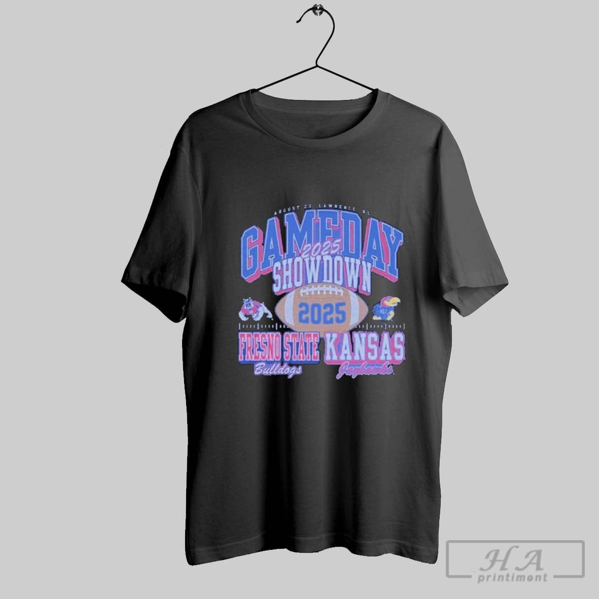 Original Fresno State Bulldogs Vs Kansas Jayhawks 2025 Football Gameday Showdown Lawrence Ks