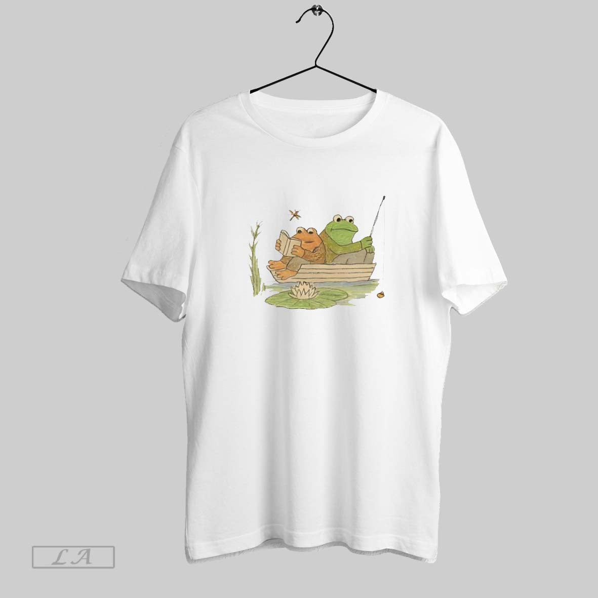Original Frog And Toad Bones Crayon Drawing