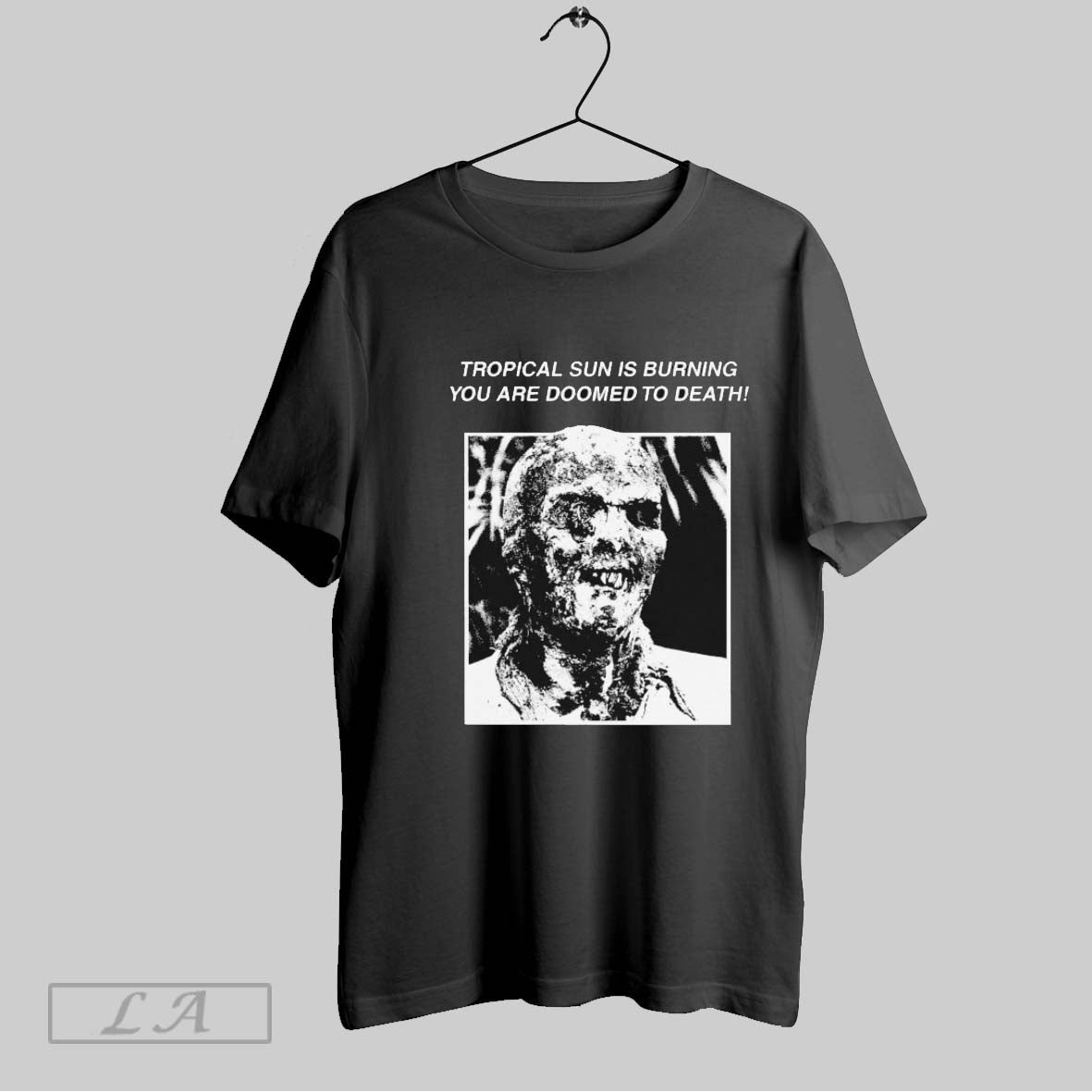 Original Fulci Tropical Sun Is Burning You Are Doomed To Death Zombi 2