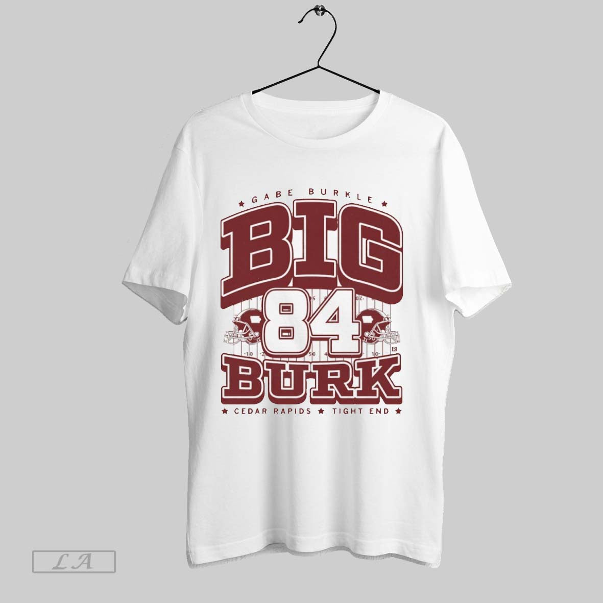 Original Gabe Burkle Big Burk 84 Cedar Rapids Tight End