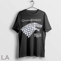 Original Game Of Thrones Winter Is Coming Stark Wolf Head Logo T Shirt