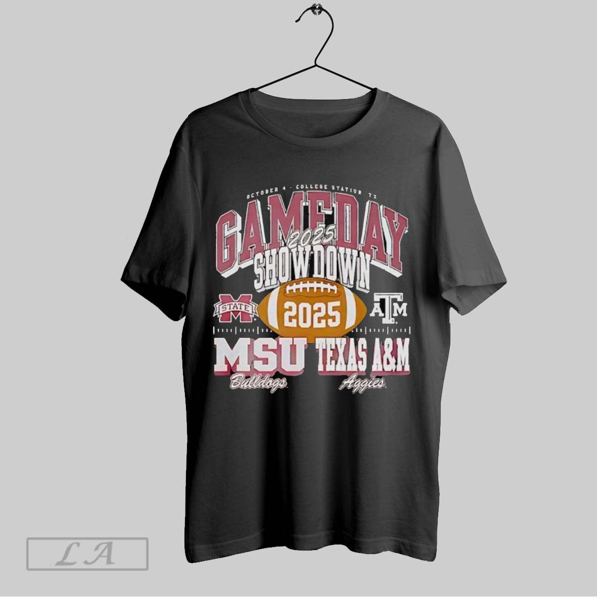 Original Gameday Showdown Mississippi State Bulldogs Vs Texas Am Aggies 2025