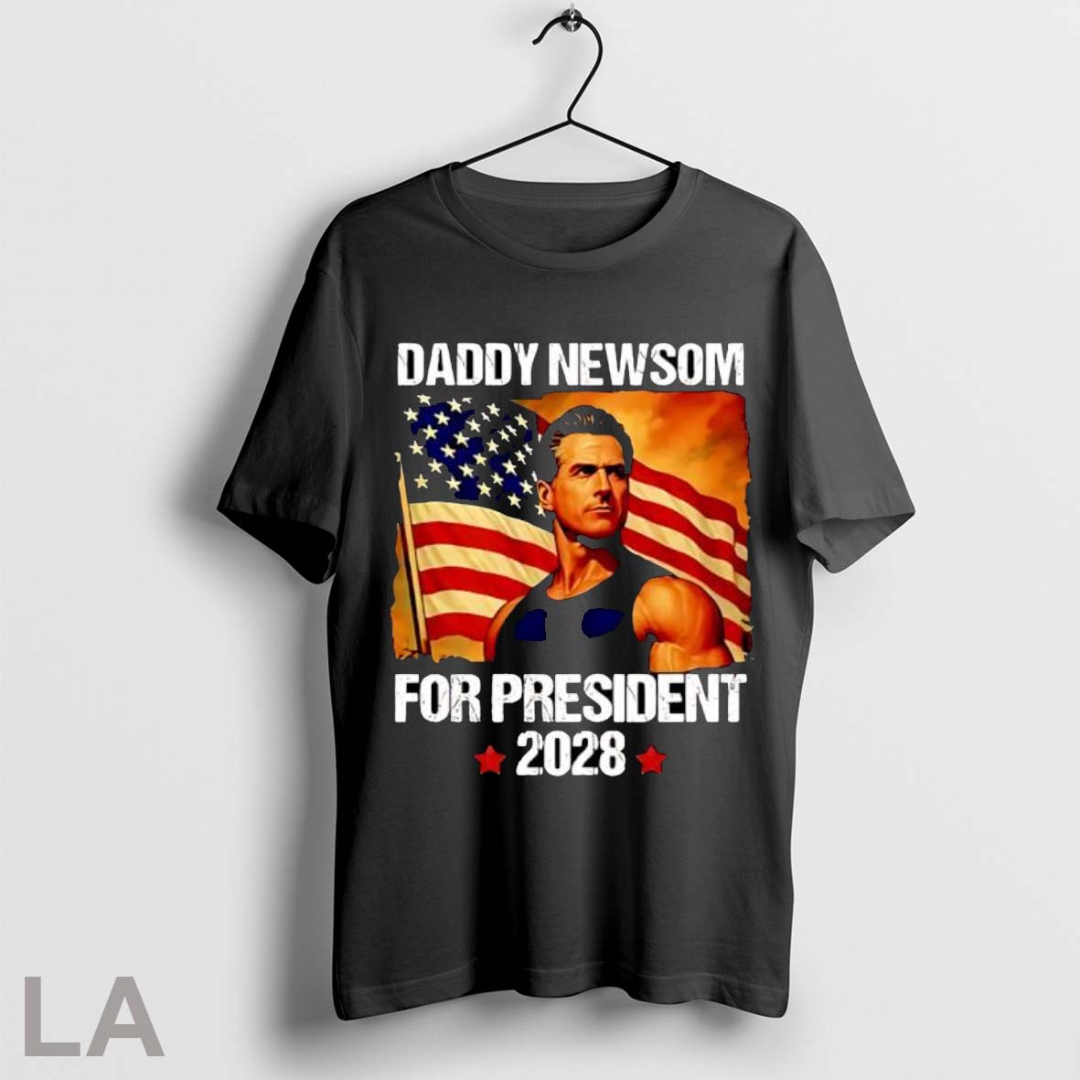 Original Gavin Newsom 2028 Daddy Newsom For President Political Campaign T Shirt