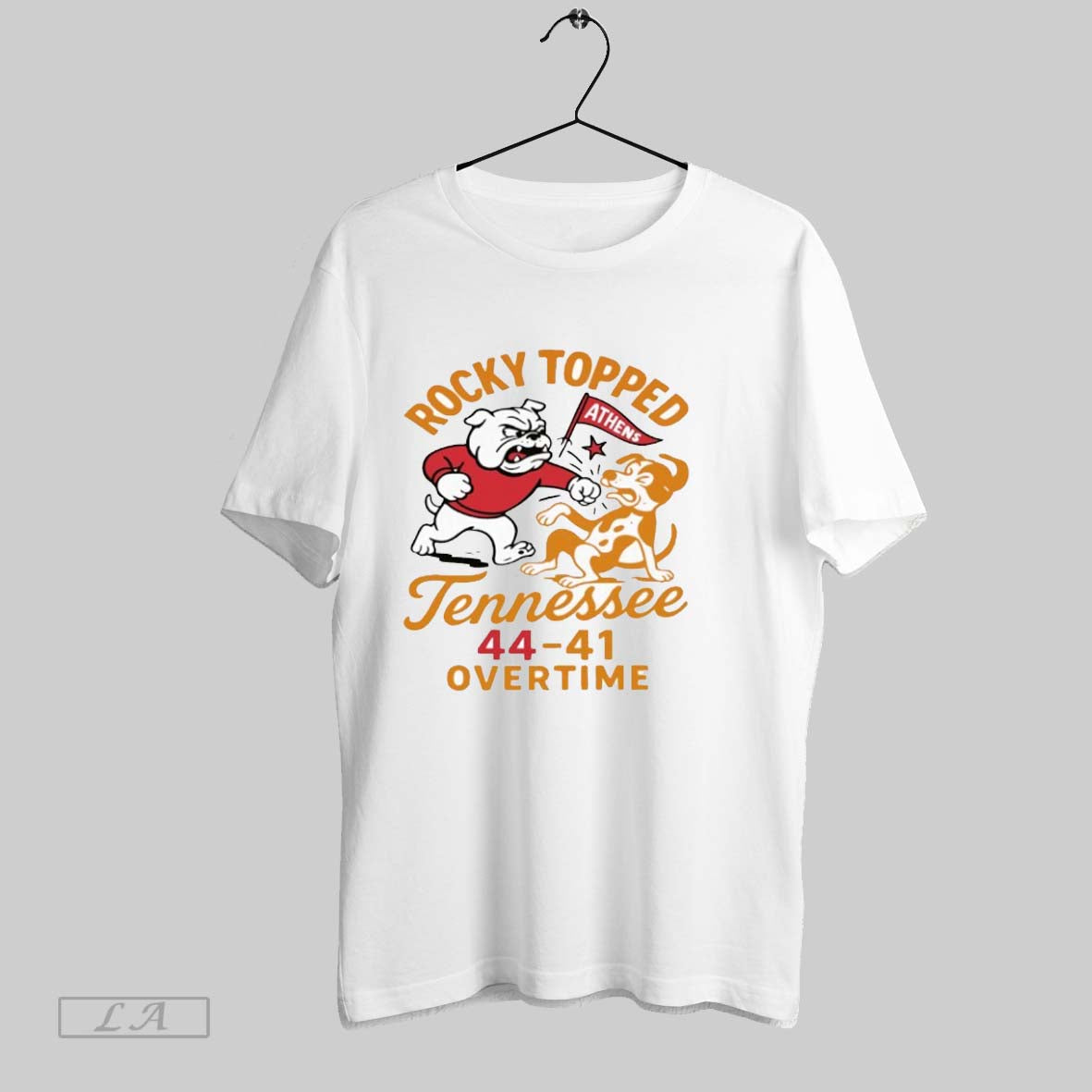 Original Georgia Bulldogs Rocky Top Tennessee 44 41 Overtime