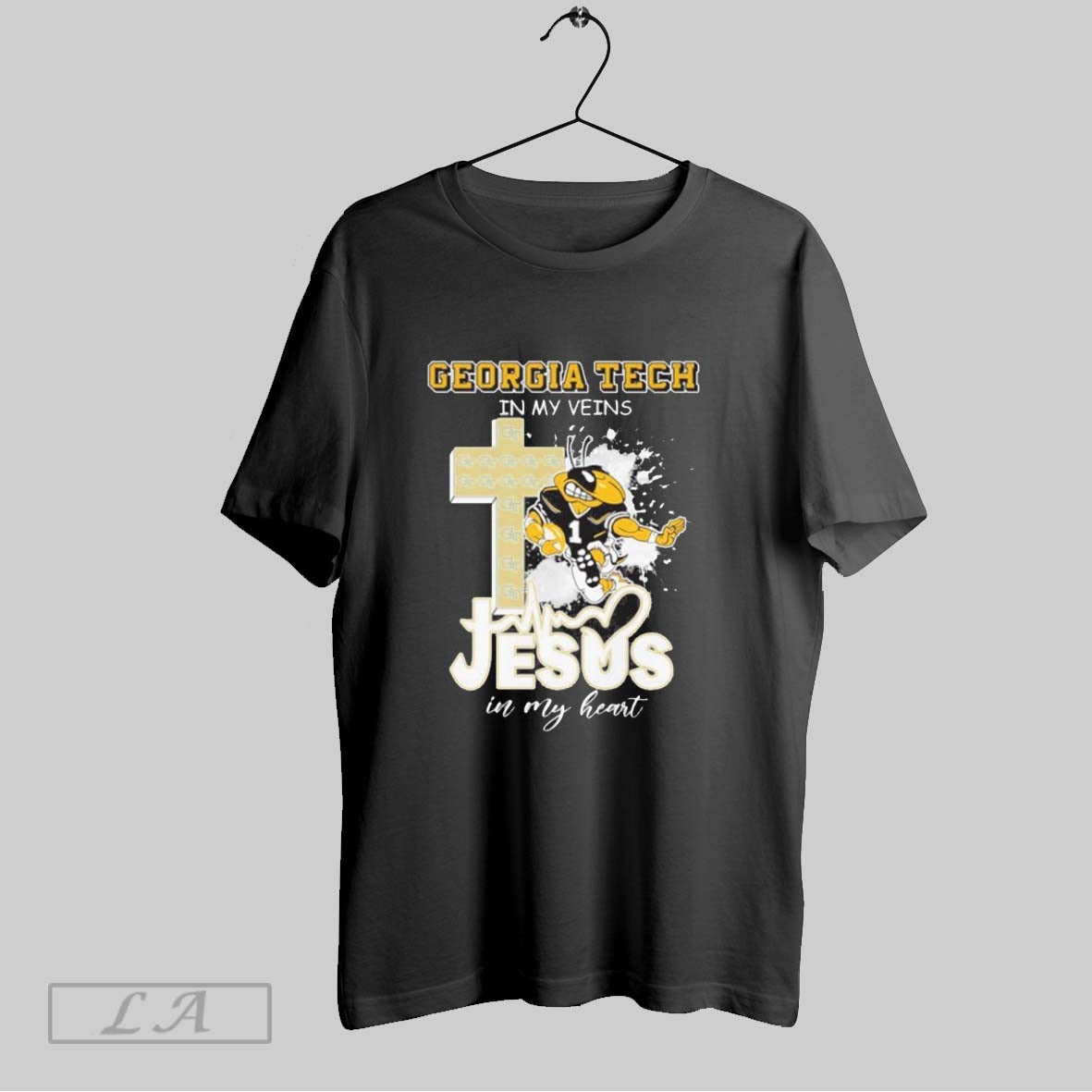 Original Georgia Tech Football Mascot In My Veins Jesus In My Hear