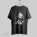 Original Georgia Tech Yellow Jackets Football Haynes King Superstar Pose Signature T Shirt