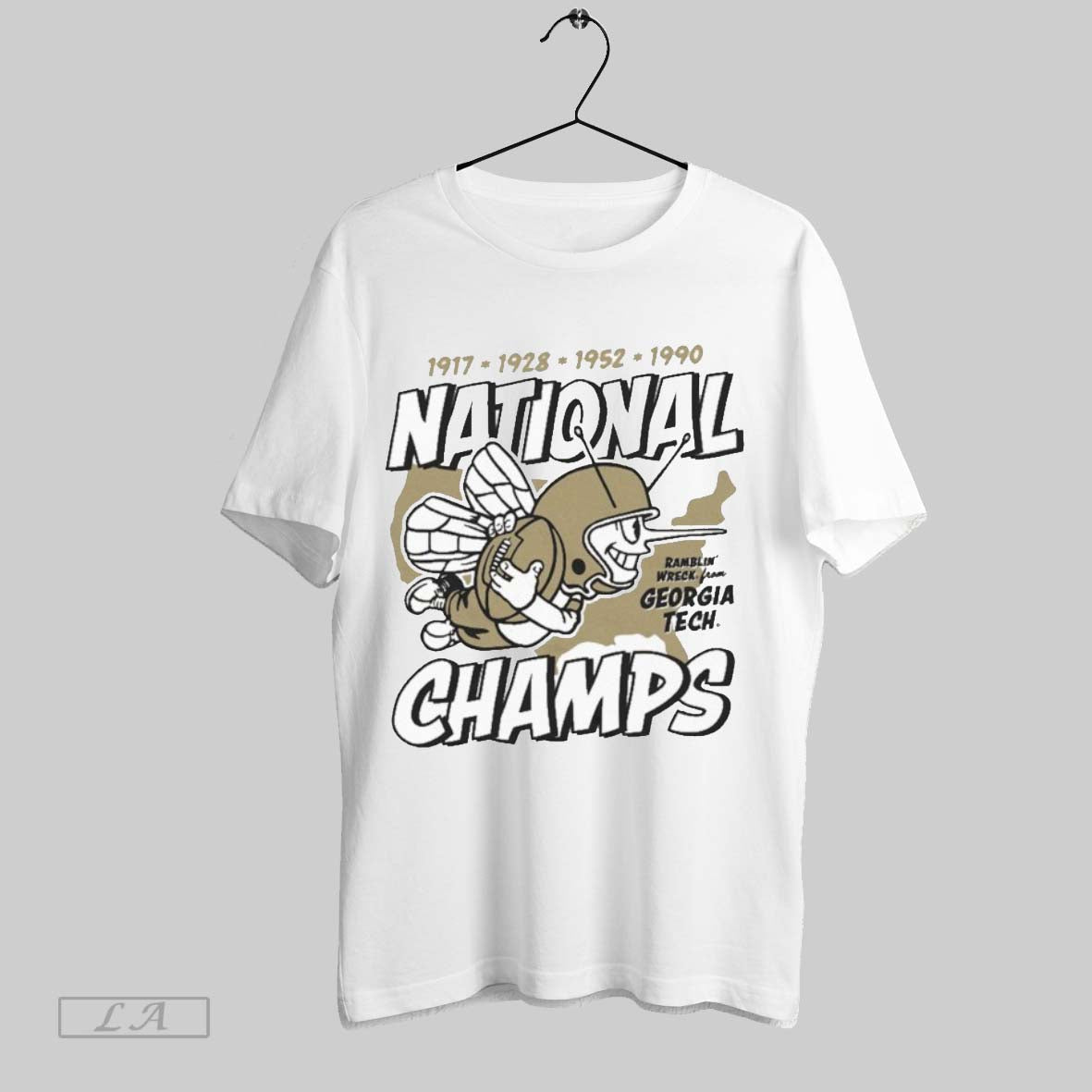 Original Georgia Tech Yellow Jackets Four Time National Champs