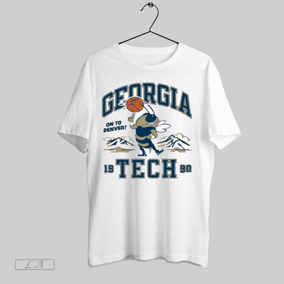 Original Georgia Tech Yellow Jackets On To Denver 1990