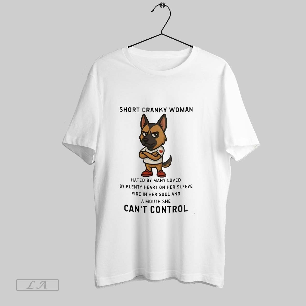 Original German Shepherd Short Cranky Woman A Mouth She Cant Control