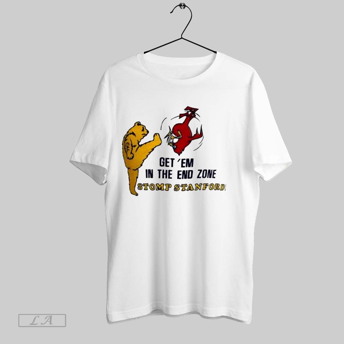 Original Get Em In The End Zone Stomp Stanford Cal Bears