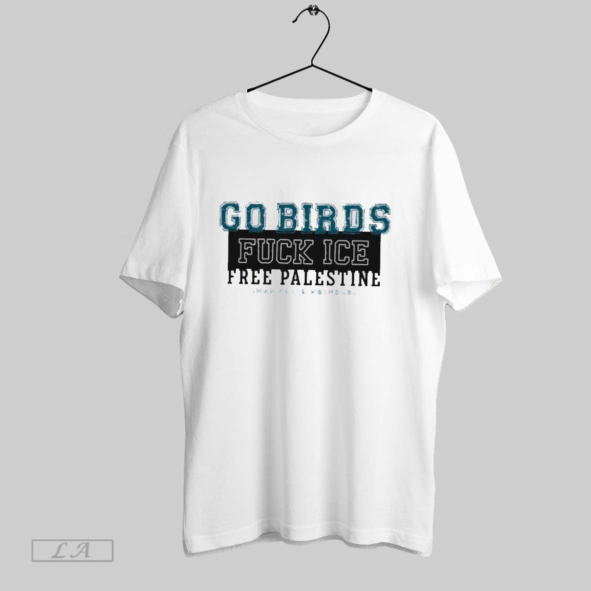 Original Go Birds Fuck Ice Free Palestine Hannah Einbinder