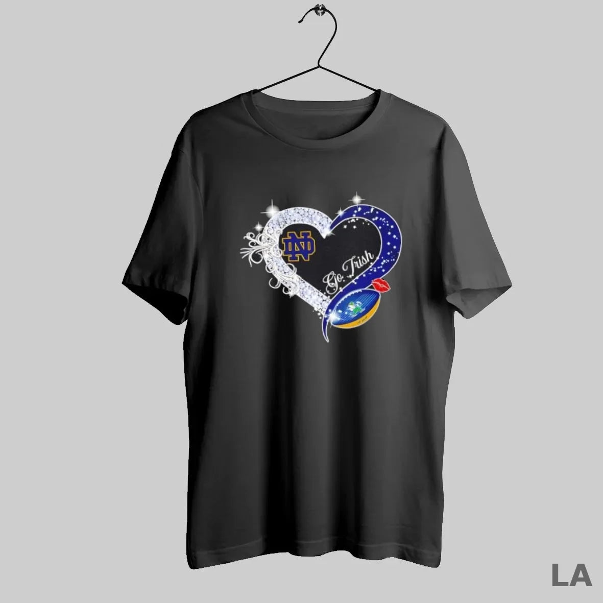 Original Go Notre Dame Fighting Irish Diamond Heart