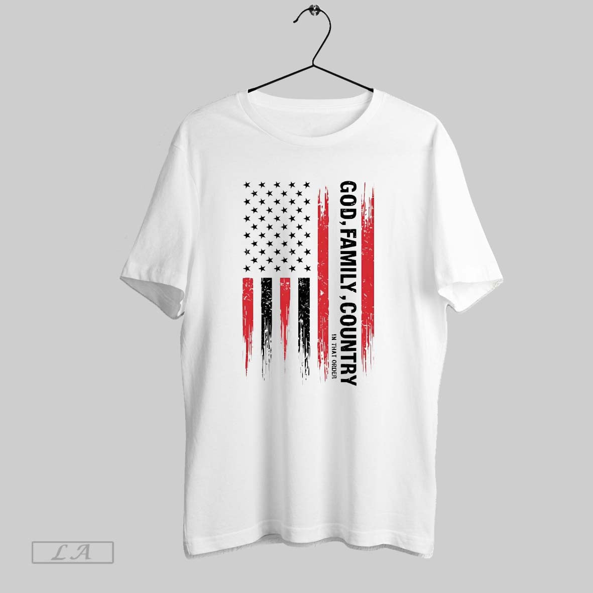 Original God Family Country Charlie Kirk Us Flag