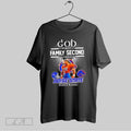 Original God First Family Second Then Boise State Broncos Football Mascot Cross