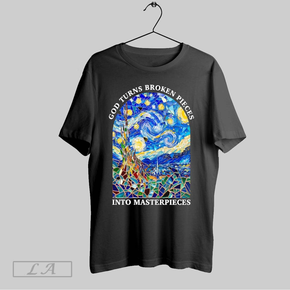 Original God Turns Broken Pieces Into Masterpieces The Starry Night X Stained Glass Mosaic