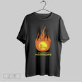 Original Golden State Warriors Flaming Pumpkin Halloween 2025