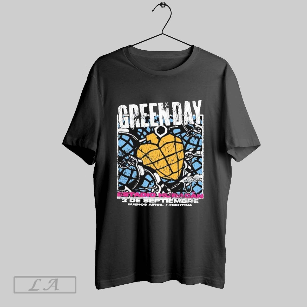 Original Green Day Estadio Huracan 3 De Septiembre Buenos Aires Argentina