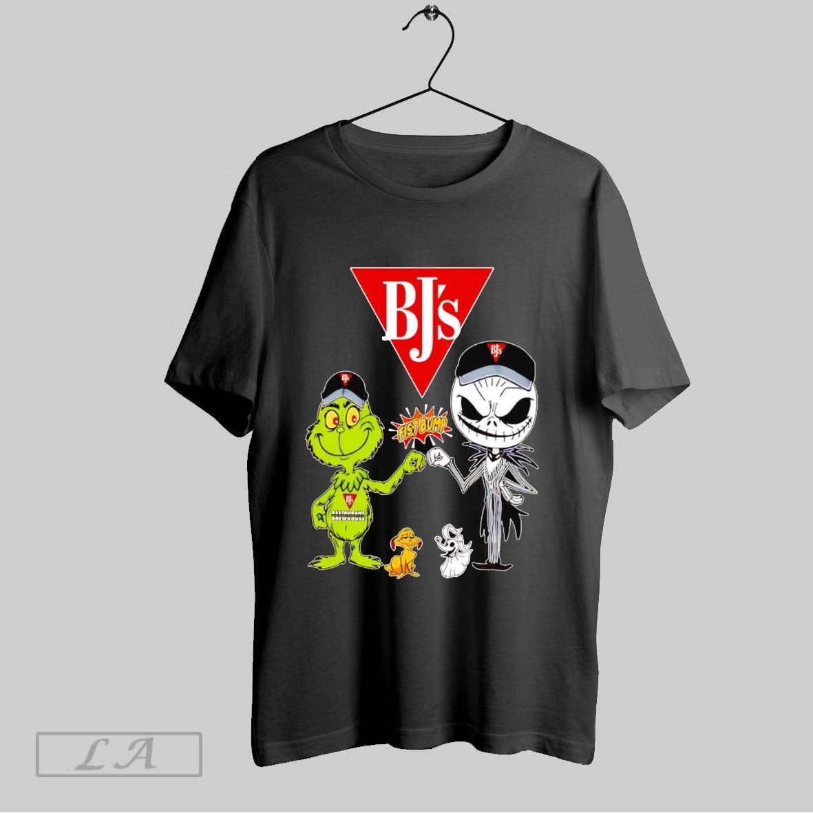 Original Grinch And Jack Skellington Fist Bump Bjs Halloween