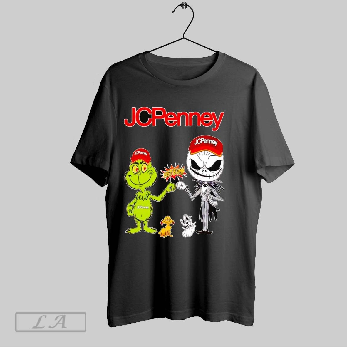 Original Grinch And Jack Skellington Fist Bump Jcpenney Halloween