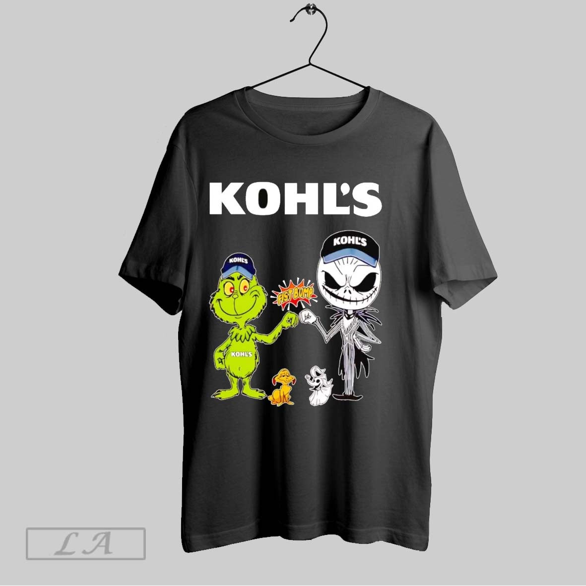 Original Grinch And Jack Skellington Fist Bump Kohls Halloween
